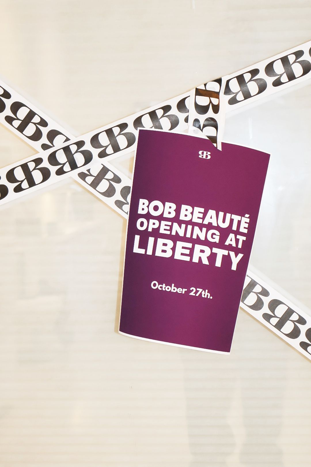 From 27 October, BOB BEAUTÉ is at Liberty London.